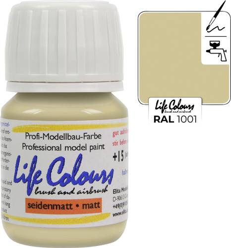 Elita LC001001-SM-015 Modellbau-Farbe Beige 15ml von Elita