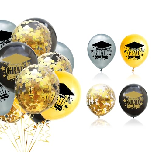 20PCS Graduation Dekoration Ballons, Prüfung Passing Geschenke, Bachelor Dekoration, passend für Graduation Zeremonien, Graduation Parteien, Graduation Balls von Elkuaie