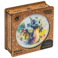 Dragon Bubblezz, 25 x 25 cm, 30 Teile, Holz-Puzzle von Elliot GmbH