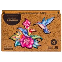 Elusive Colibri, 38 x 29 cm, 200 Teile, Holz-Puzzle von Elliot GmbH