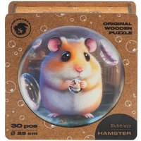 Hamster Bubblezz, 25 x 25 cm, 30 Teile, Holz-Puzzle von Elliot GmbH