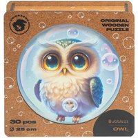 Owl Bubblezz, 25 x 25 cm, 30 Teile, Holz-Puzzle von Elliot GmbH