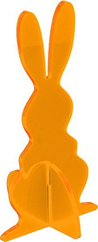 elliot 1019912 Elliot Lichtzauber 1019912 Sonnenfänger 3D-Hase klein, 12 cm, stehend, orange von Elliot