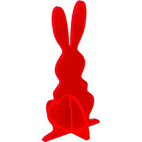 elliot 1019923 Elliot Lichtzauber 1019923 Sonnenfänger 3D-Hase groß, 20 cm, stehend, rot von Elliot