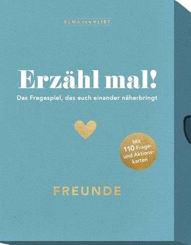 Erzähl mal! Freunde: Das Fragespiel, das euch einander näherbringt | Lerne Deine Freunde Besser kennen mit diesem Kommunikationsspiel, 3-8 Spieler Autorin Elma Van Vliet Erzähl mal! Freunde: Das Fragespiel, das euch einander näherbringt | Lerne Deine Freunde Besser kennen mit diesem Kommunikationsspiel, 3-8 Spieler Autorin Elma Van Vliet von Elma van Vliet