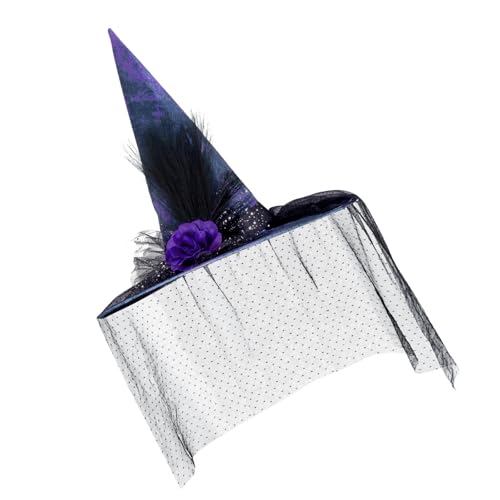 Elnwnnkc Halloween Witch Für Kinder Erwachsene Halloween Party Cosplay Kostüm Requisiten Wizard Für Halloween Party von Elnwnnkc