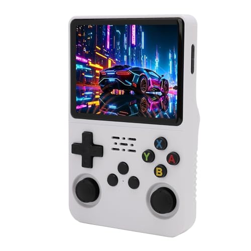 R36S Retro-Handheld-Videospielkonsole, 3,5 Zoll IPS 640 X 480 HD Retro-Handheld-Spielekonsole, Tragbare Handheld-Videospielkonsole für -System (128G) von Elprico