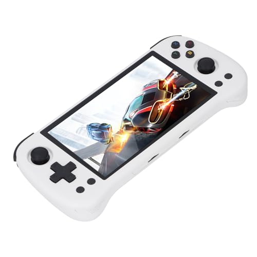 X55 Handheld-Spielekonsole, 5,5-Zoll-IPS-Retro-Handheld-Spielekonsole, Tragbare Gaming-Player-Open-Source-Spielekonsole für Heimreisen (16G und 128G) von Elprico