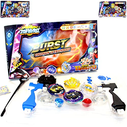 Elrozo 4er Topgyro 02 Set Kreisel für Burst Evolution Rise GT Arena B-142 B-143 B-143-02 B-144 von Elrozo