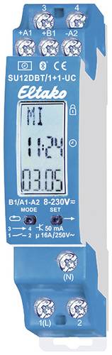 Eltako SU12DBT/1+1-UC Schaltuhr digital 8 V/AC, 230 V/AC, 8 V/DC, 230 V/DC von Eltako