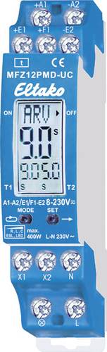 Eltako 23001006 MFZ12PMD-UC Zeitrelais Multifunktional 230V 1 St. Zeitbereich: 0.1s - 99h 1 Wechsler von Eltako