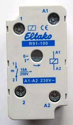 Eltako R91-100-230VAC Schaltrelais Nennspannung: 230V Schaltstrom (max.): 8A 1 Schließer 1St. von Eltako