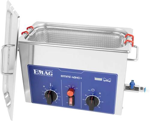 Emag Emmi-40HC Plus Ultraschallreiniger Universal 240W 4.5l mit Heizung von Emag