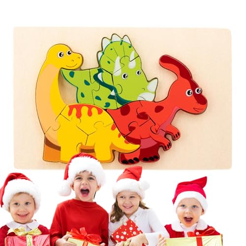 3D-Cartoon-Puzzle für Kinder, pädagogisch wertvolles 3D-Cartoon-Puzzle, Lernen von Holzpuzzles 3D-Cartoon-Puzzle, Tierpuzzles, Lernspielzeug für Zuhause, Reisen, und Mädchen von Emdvsco