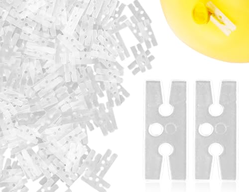 Emezddo 400 Stück Ballonverschlüsse,Transparent Luftballonverschlüsse Schnellverschluss,Ballonverschluss Klemmen,Wiederverwendbar Luftballon knotenhilfe,Ballon Clip,für Geburtstag Party Hochzeitsfeier Emezddo 400 Stück Ballonverschlüsse,Transparent Luftballonverschlüsse Schnellverschluss,Ballonverschluss Klemmen,Wiederverwendbar Luftballon knotenhilfe,Ballon Clip,für Geburtstag Party Hochzeitsfeier von Emezddo