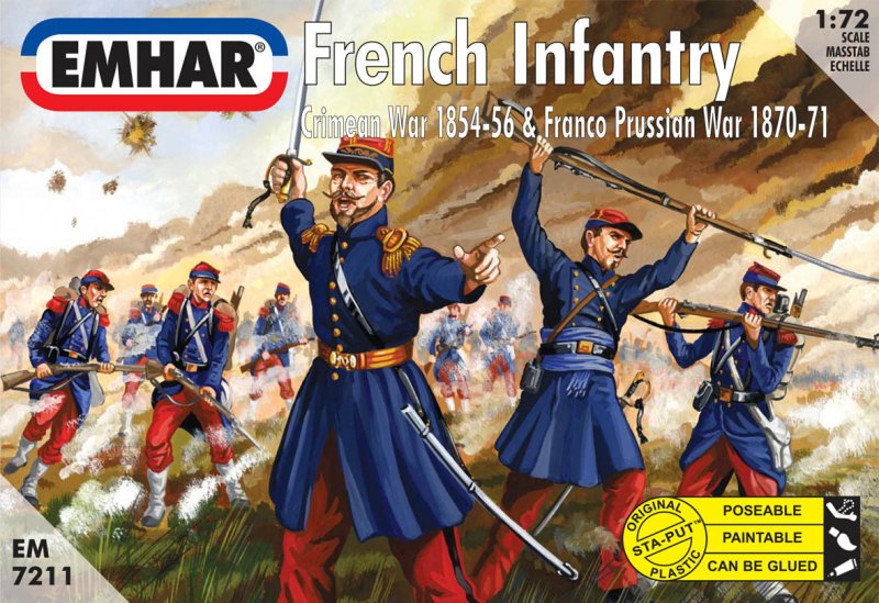 French Infantry Crimean War 1854-56 & Franco Prussian War 1870-71 von Emhar