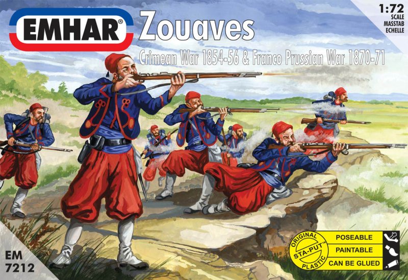 Zouaves Crimean War 1854-56 & Franco Prussian War 1870-71 von Emhar