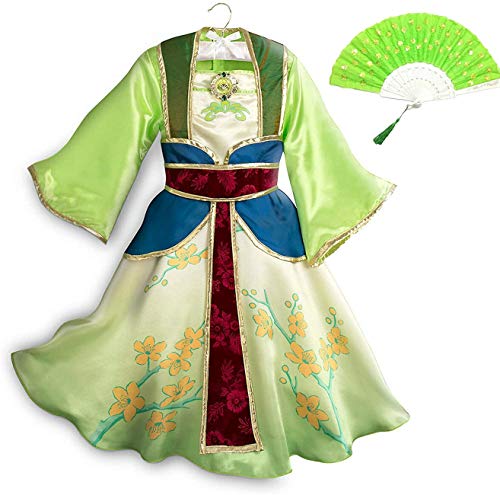 Emin Mulan Kostüm Mädchen Kleid mit Chinesische Handfächer Chinesische Traditionelle Kleidung für Kinder Halloween Party Verkleidung Festlich Karneval Festkleid Mulan Kleidung 2020 Emin Mulan Kostüm Mädchen Kleid mit Chinesische Handfächer Chinesische Traditionelle Kleidung für Kinder Halloween Party Verkleidung Festlich Karneval Festkleid Mulan Kleidung 2020 von Emin