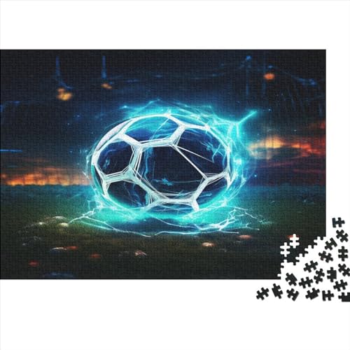 Fußball Puzzle 1000 Teile, Erwachsene, Klassische Puzzle, Impossible Puzzle,GesKükenlichkeitsspiel Für Die Ganze Familie Erwachsenenpuzzle Ab 14 Jahren Puzzel 1000pcs (75x50cm) von Eminyntia