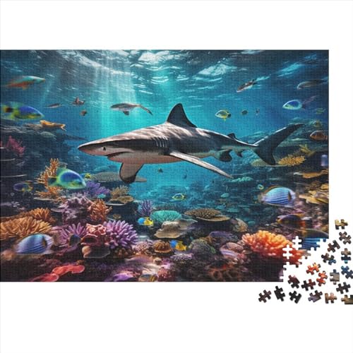 Meeresboden EIN Fischschwarm 300 Teile Puzzles Für Erwachsene Teenager Stress Abbauen Familien - Fantastisch Puzzlespiel 1000-teiliges Puzzle Kinder Lernspiel Spielzeug Geschenk von Eminyntia