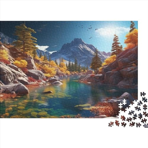 Seen Puzzle 300 Teile Puzzle Für Erwachsene Und Kinder Ab 14 Jahren Fantastisch Puzzle Im Für Wohnkultur Kunstpuzzle von Eminyntia