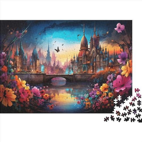 Stadtbild-Architektur Puzzle 1000 Teile,Puzzle,Puzzle Für Erwachsene Und Kinder Ab 14 Jahren Puzzle Im Für Wohnkultur Kunstpuzzle von Eminyntia