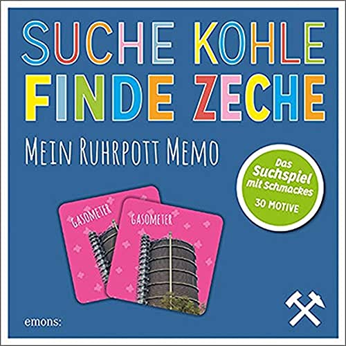 Emons Verlag Suche Kohle - Finde Zeche. Mein Ruhrpott Memo: Memory mit 30 liebevoll gestalteten Motiven von Emons Verlag