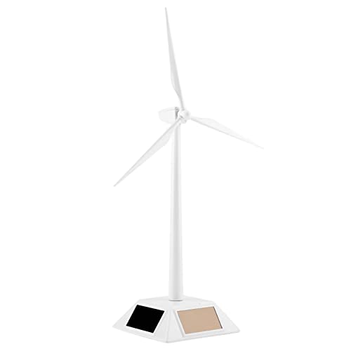 Lernspielzeug Mini-Windmühle, Solarbetriebene Windmühle, Modellspielzeug, Desktop-Dekoration von Emoshayoga