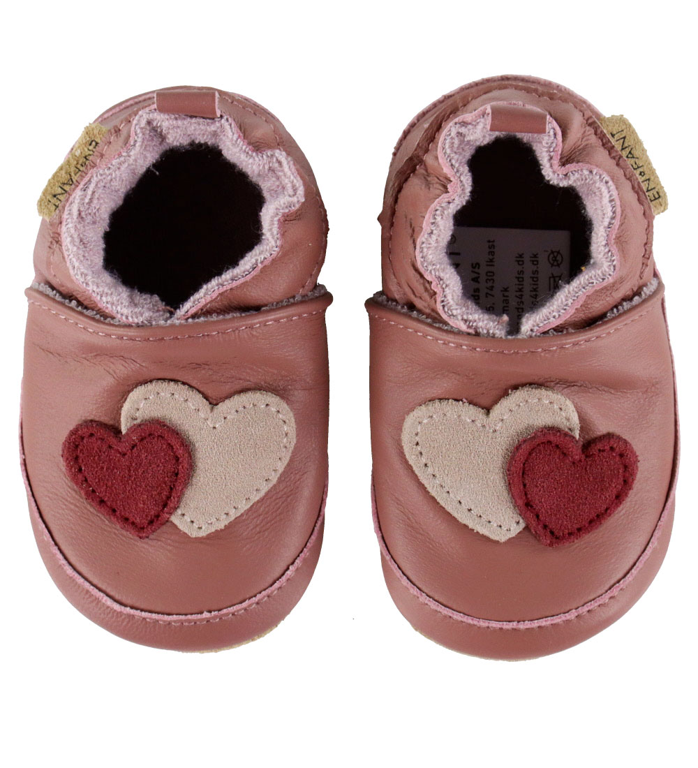 En Fant Leder-Krabbelschuhe - Applikation - Burlwood m. Herzen - En Fant - 22 - Leder-Krabbelschuhe En Fant Leder-Krabbelschuhe - Applikation - Burlwood m. Herzen - En Fant - 22 - Leder-Krabbelschuhe von En Fant