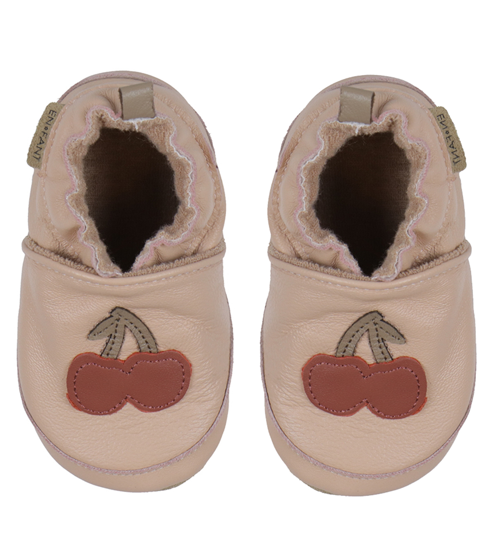 En Fant Leder-Krabbelschuhe - Applikation - Rose Dust m. Kirsche - En Fant - 22 - Leder-Krabbelschuhe En Fant Leder-Krabbelschuhe - Applikation - Rose Dust m. Kirsche - En Fant - 22 - Leder-Krabbelschuhe von En Fant