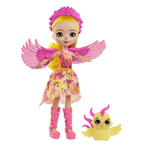 Enchantimals GYJ04 - Falon Phoenix Puppe, Aus Der Royals Kollektion Mit Tierfreundin Sunrise, Tolles Geschenk Für Kinder Von 3 Bis 8 Jahren, Dunkelviolett, 15,2 cm Enchantimals GYJ04 - Falon Phoenix Puppe, Aus Der Royals Kollektion Mit Tierfreundin Sunrise, Tolles Geschenk Für Kinder Von 3 Bis 8 Jahren, Dunkelviolett, 15,2 cm von Enchantimals