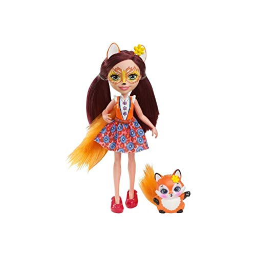 Mattel Enchantimals DVH89 - Fuchsmädchen Felicity Fox, Puppe von Enchantimals