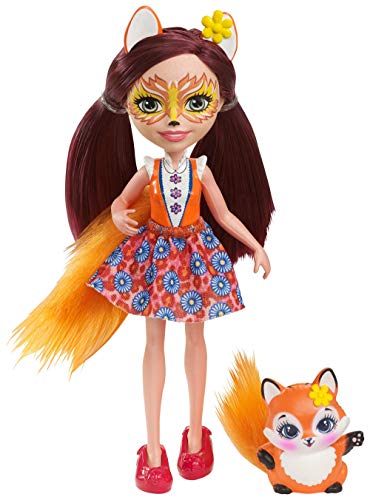 Mattel Enchantimals DVH89 - Fuchsmädchen Felicity Fox, Puppe von Enchantimals