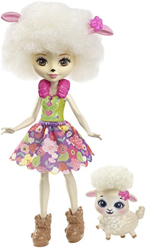 Mattel Enchantimals FNH25 Schafmädchen Lorna Lamb Puppe von Enchantimals