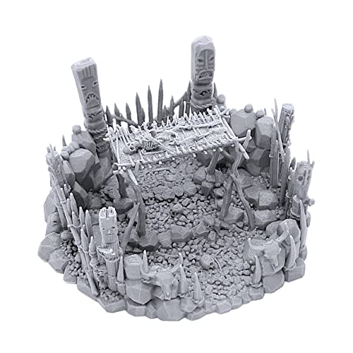 Burial Platform DND Terrain for Dungeons and Dragons, 28mm Miniature Wargaming, Tabletop RPGs, Wargame Scenery von EnderToys