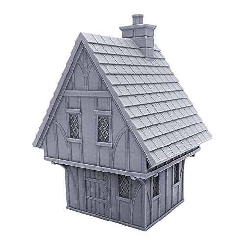 Cottage, Terrain Scenery for Tabletop 28mm Miniatures Wargame, 3D Printed and Paintable, EnderToys von EnderToys