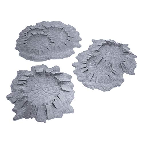 EnderToys Battlefield Craters von Terrain4Print, 3D-gedruckte Tisch-RPG-Landschaft und Kriegsspiel-Gelände für 28-mm-Miniaturen von EnderToys