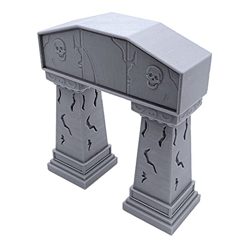 EnderToys Necromantic Portal, Terrain Scenery for Tabletop 28mm Miniatures Wargame, 3D Printed and Paintable von EnderToys