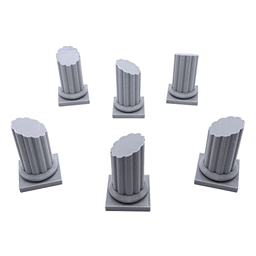 EnderToys Pillars, Terrain Scenery for Tabletop 28mm Miniatures Wargame, 3D Printed and Paintable von EnderToys