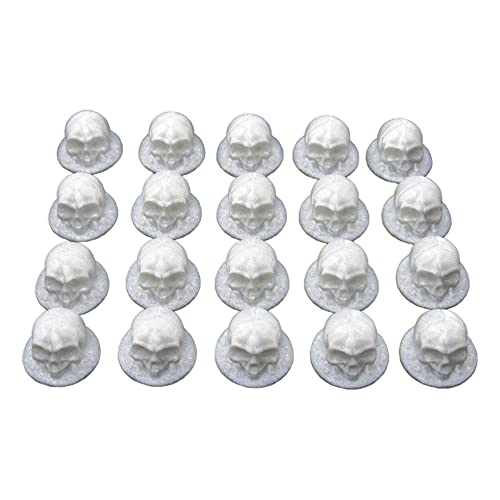 EnderToys Totenkopf-Spielsteine, Wundzähler für Tischplatte, lackierbar, 3D-gedrucktes Brettspiel-Zubehör EnderToys Totenkopf-Spielsteine, Wundzähler für Tischplatte, lackierbar, 3D-gedrucktes Brettspiel-Zubehör von EnderToys