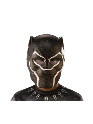 Rubie's Offizielle Disney-Kostümmaske Black Panther aus Marvels Endgame, Halbmaske, Einheitsgröße für Kinder Halloween von Rubie's