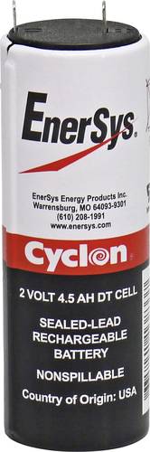 EnerSys Hawker Cyclon DT 0860-0004 Bleiakku 2V 4.5Ah Blei-Vlies (AGM) (Ø x H) 34mm x 103mm Flachste von EnerSys