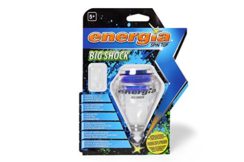 Energía 89003 Big Shock Elektrokreisel Deluxe mit Doppellager und austauschbarer Spitze, ab 5 Jahren, Sortiert, 12.2 x 11.2 x 2.5 von Energía