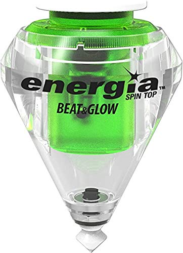 Energía Chicos Beat&Glow Elektrischer Kreisel Deluxe mit Doppelkugellager, 3 Melodien und en LED-Licht, ab 5 Jahren (89008) von Energía