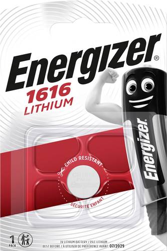 Energizer Knopfzelle CR 1616 3V 55 mAh Lithium CR1616 von Energizer