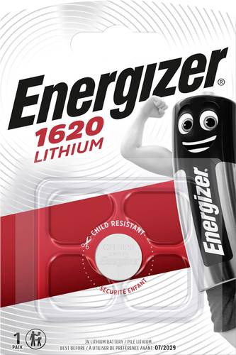 Energizer Knopfzelle CR 1620 3V 79 mAh Lithium CR1620 von Energizer