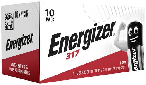 Energizer Knopfzelle 317 1.55V 11.5 mAh Silberoxid E301537004 von Energizer