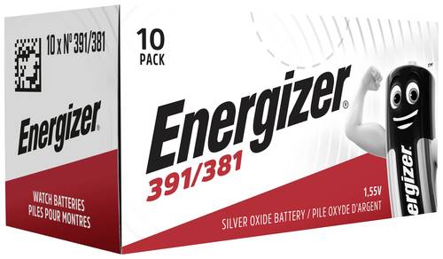 Energizer Knopfzelle 391 1.55V 1 St. 60 mAh Silberoxid E001093907 von Energizer