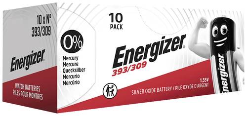 Energizer Knopfzelle 393 1.55V 1 St. 75 mAh Silberoxid E001092007 von Energizer