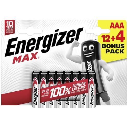 Energizer Max Micro (AAA)-Batterie Alkali-Mangan 1.5 V 16 St. von Energizer